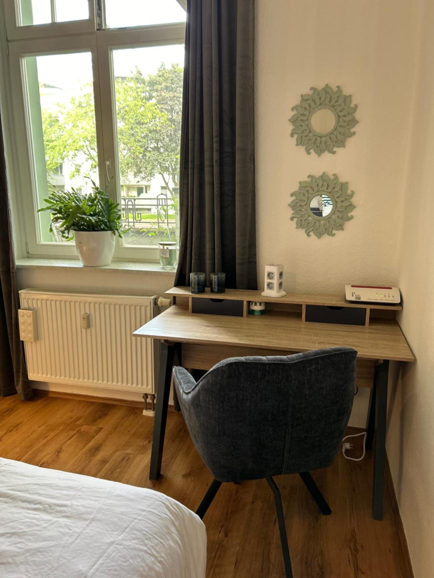 Mintara Komfort Apartment Mit Grill -Terrasse, Sky Und Parkplatz Magdeburg Exterior foto